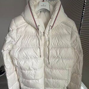 Moncler Pavin White Down Jacket